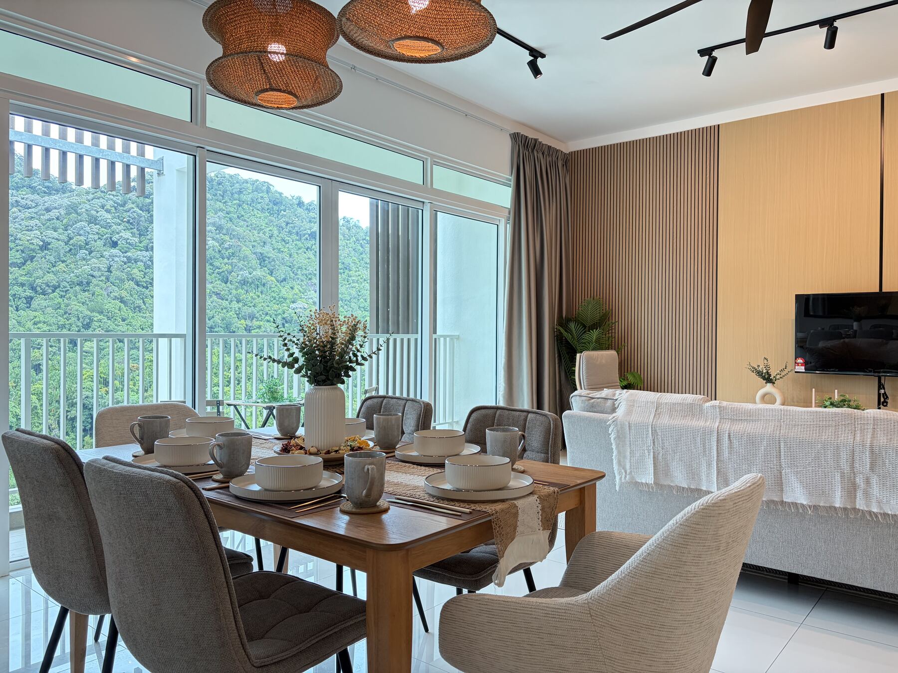 A Grand Maison family residence at Batu Ferringhi, prepared for arrival